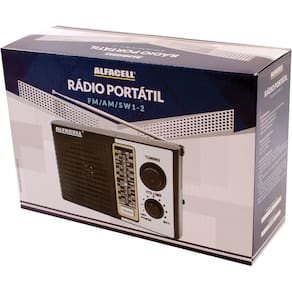 Rádio Portátil AM FM SW Alfacell AL0010