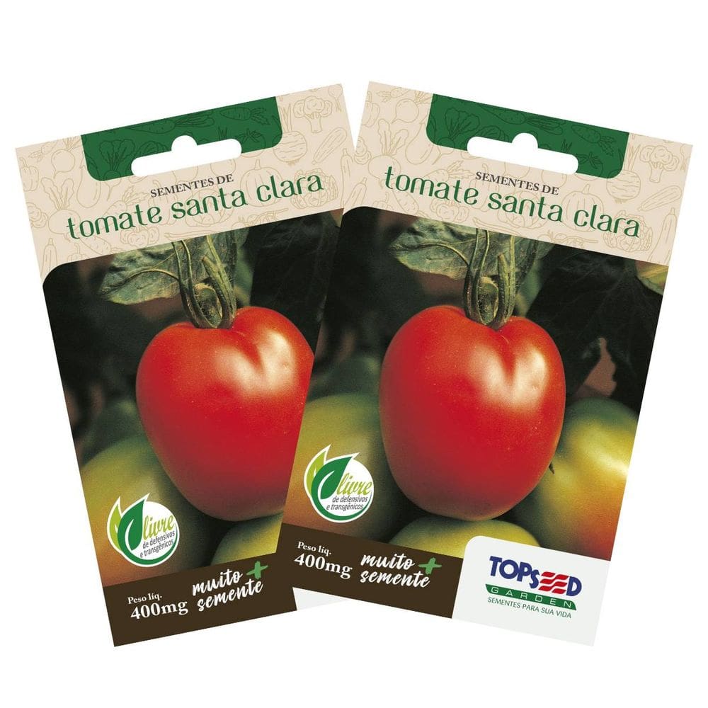 2X Sementes de Tomate Santa Clara TOPSEED