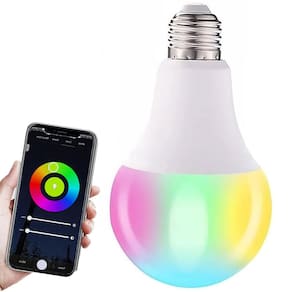 Lampada Smart Led Inteligente App Celular wifi 10W RGB Ajustavel Iluminaçao Dimerizaçao Decoraçao Casa Quato Sala