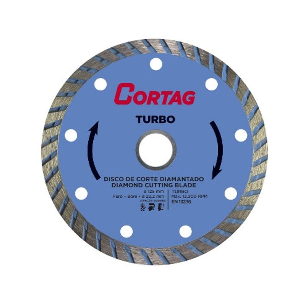 Disco Diamantado Turbo 180Mm Cortag
