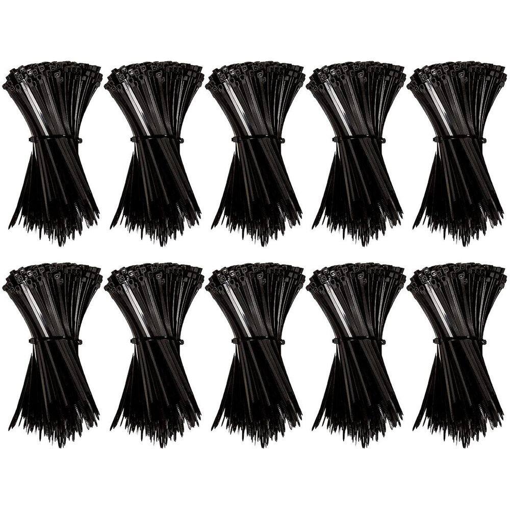 Abraçadeira Nylon Enforca Gato 2,5X150Mm Preto Com 1000 Un