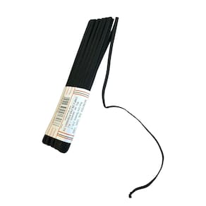 Elástico Chato N8- 0.5Mm Preto De 10 Metros Para Costura Etc