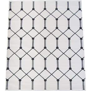 Tapete GRID 2,00x2,50m Preto e Branco Geometrico