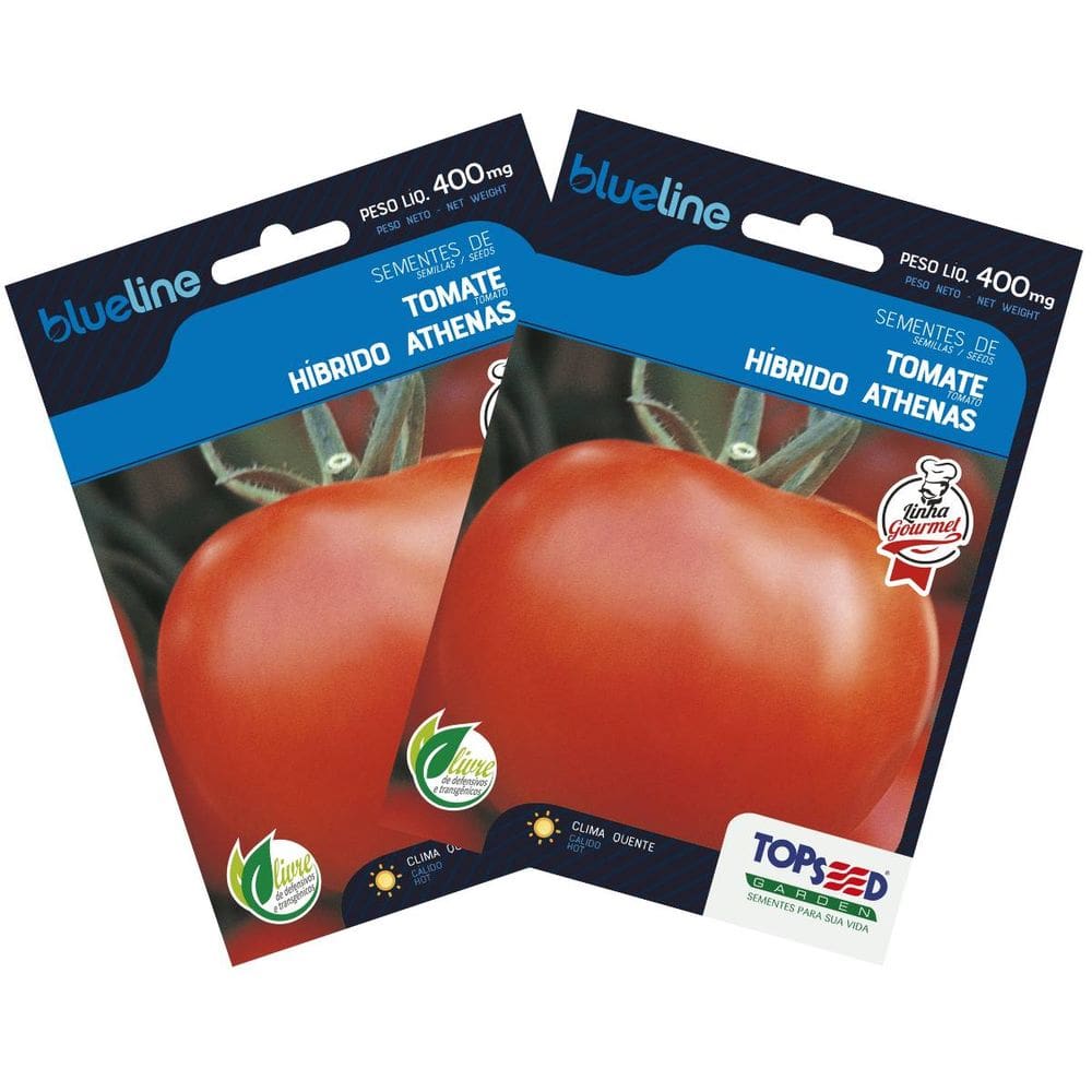 2X Sementes de Tomate Hibrido Athenas Blueline TOPSEED