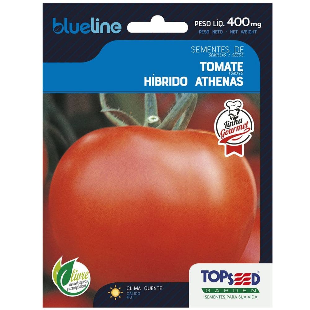 Sementes de Tomate Hibrido Athenas Blueline TOPSEED