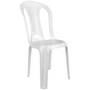 Cadeira Bistrô em Plástico Branco 15151103 MOR