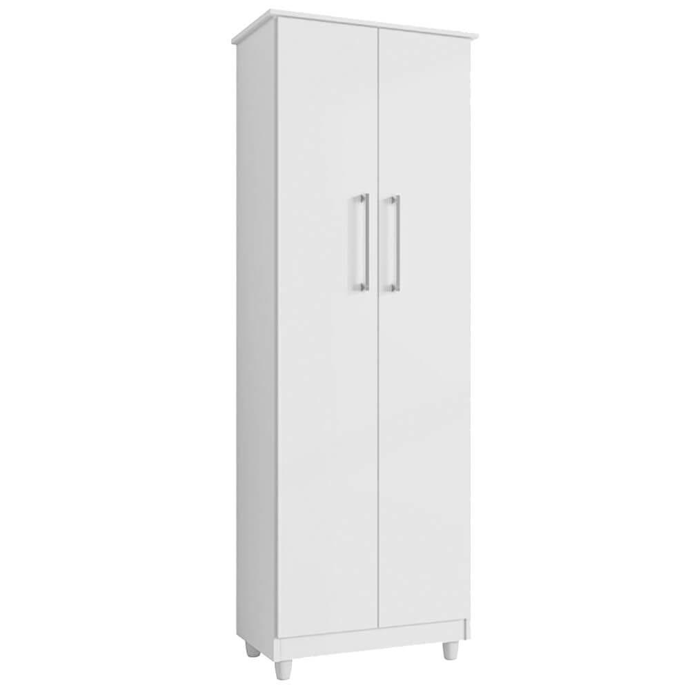 Armário Multiuso Nina 2 Portas Rud Rack Cor Branco