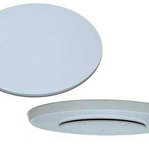 Prato Giratório para Sala de Jantar 60 Cm Off White