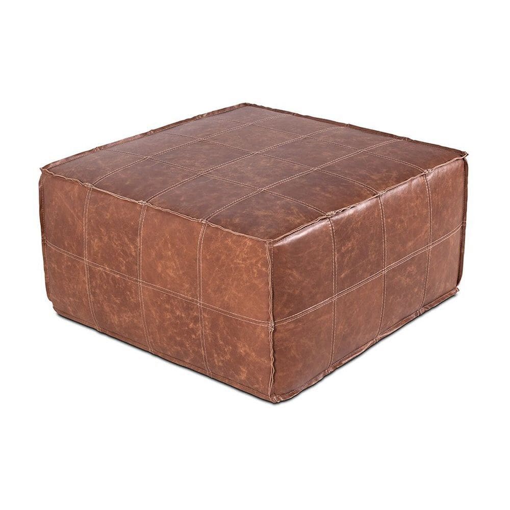 Puff para Sala de Estar Bora Linha Premium Marrom
