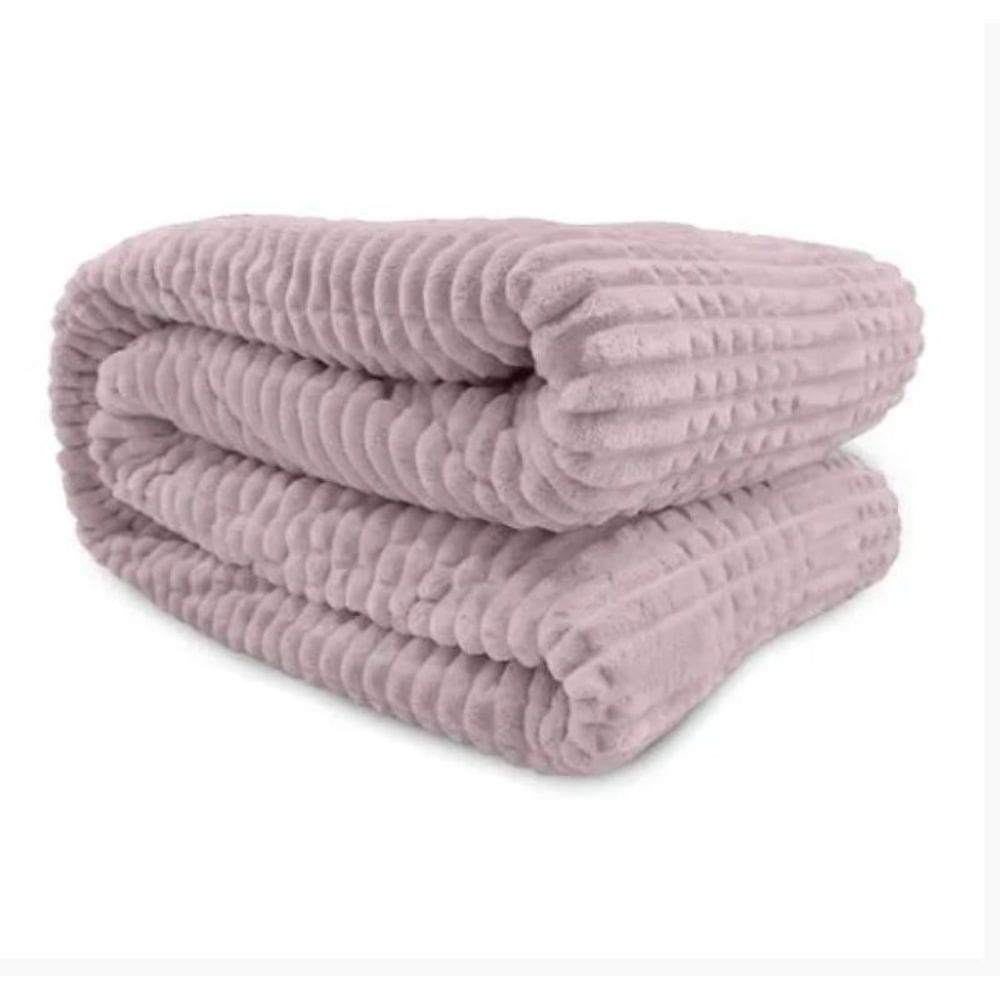 Cobertor / Manta Microfibra King Mont Blanc - Andreza Rose