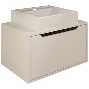 Gabinete Com Cuba Para Banheiro Bn3630x46 Branco