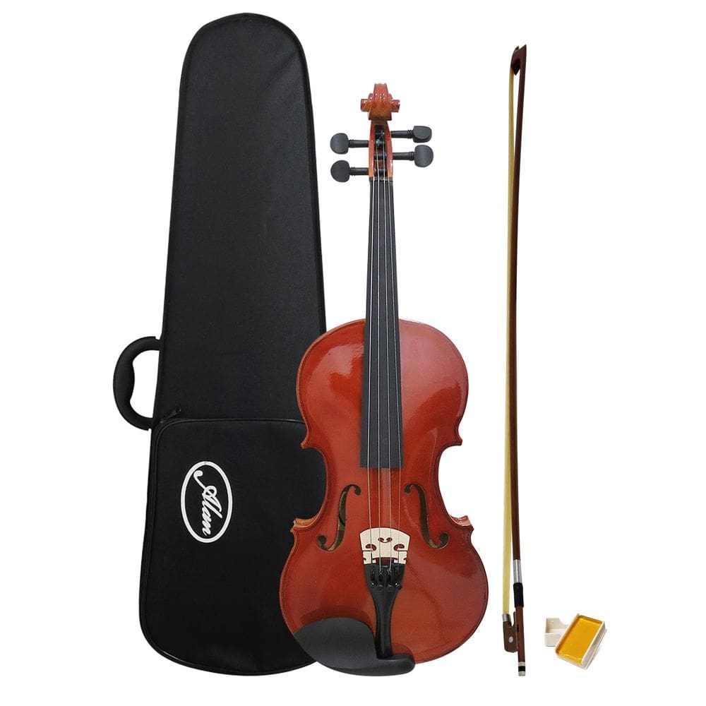 Viola Clássica de Arco AL 1310 4/4 Alan Com Case Arco Breu Cavalete