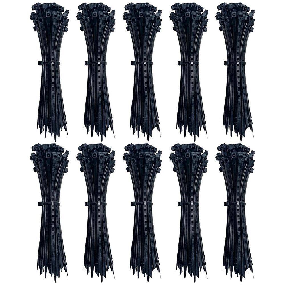 Abraçadeira Nylon Enforca Gato 3,6X250Mm Preto Com 1000 Un
