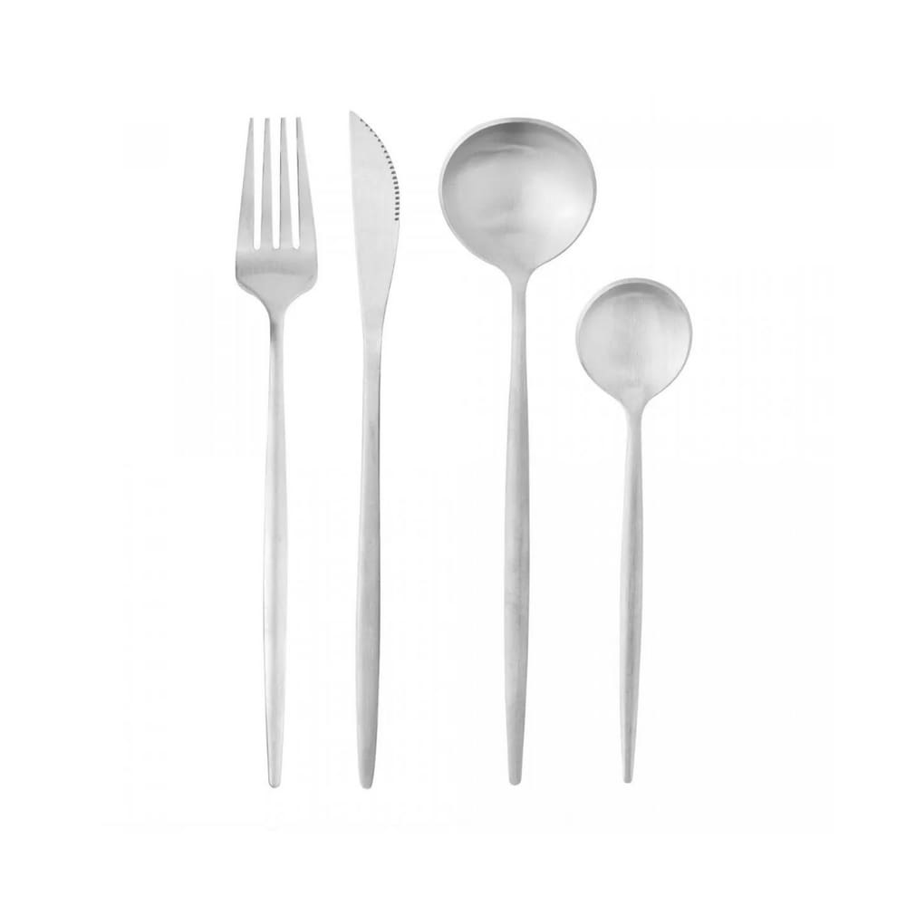 Faqueiro Em Inox Ópera Com 16 Peças Lyor Champanhe