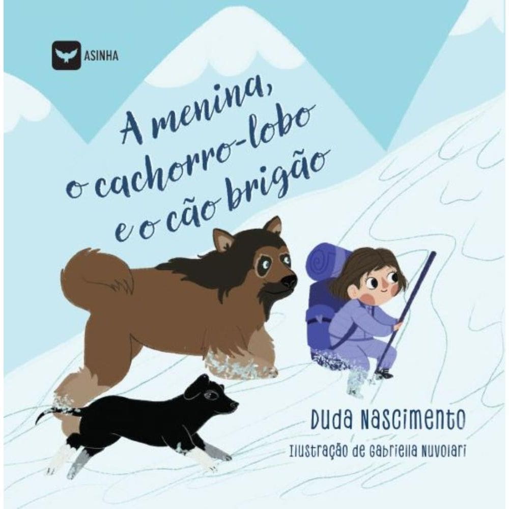 A menina, o cachorro-lobo e o c?o brig?o