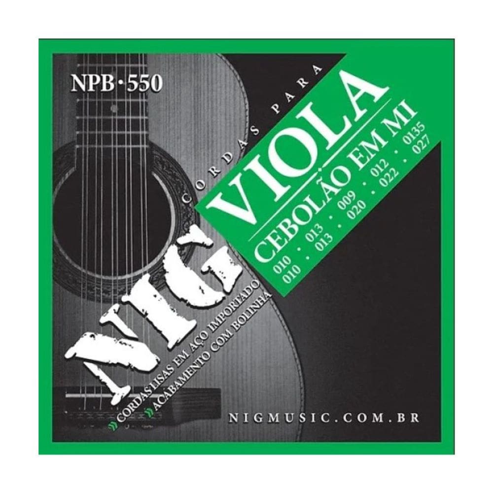 Encordoamento Para Viola Nig Cebolao Em Mi - Npb-550