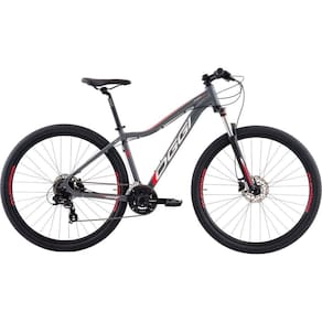 Bicicleta Aro 29 Oggi Float 5.0 24v - Grafite/Cinza/Vermelho Tamanho 17