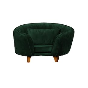 Poltrona Cama Caminha Pet Baby Laddi Veludo Verde Dvinn Verde