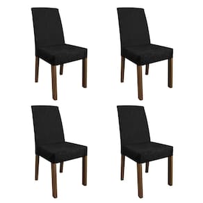 Kit 4 Cadeiras De Jantar 4255 Rustic/oxford Madesa Rustic/oxford
