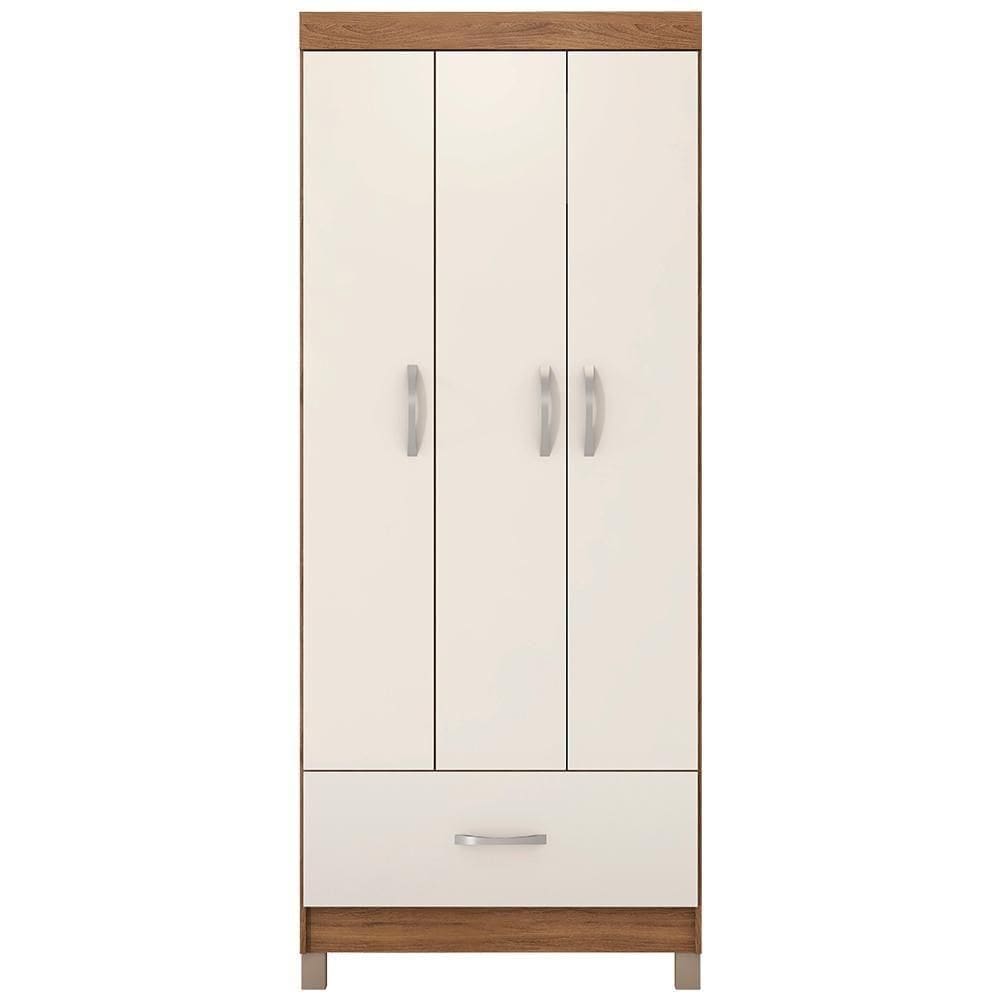 Guarda Roupa Solteiro 03 Portas 31060 Amendola Off White