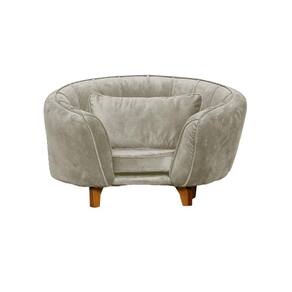 Poltrona Cama Caminha Pet Baby Laddi Veludo Bege Dvinn Bege
