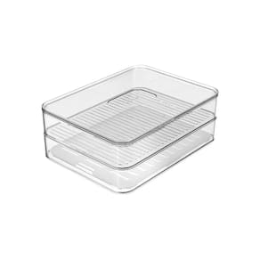Porta Frios Duplo Organizador de Geladeira Clear Fresh Acrilico