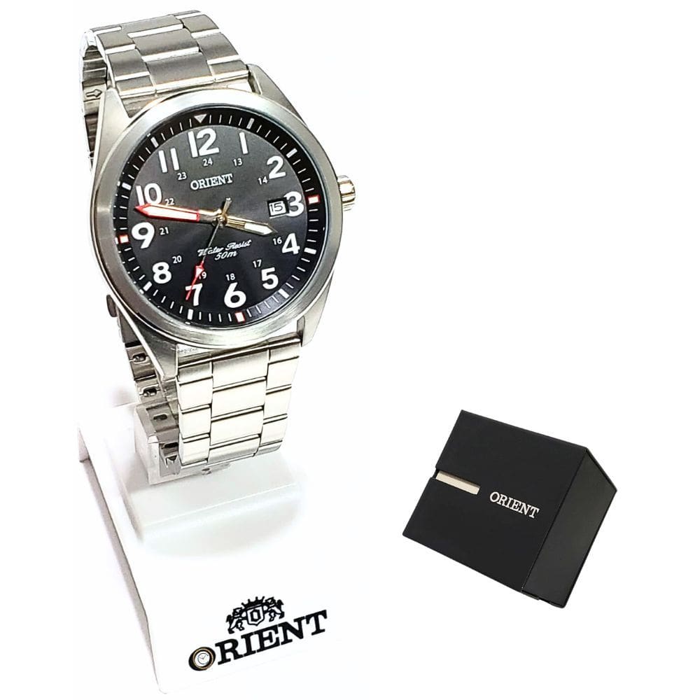 Relógio Orient Masculino Analógico Prateado MBSS1396 P2SX