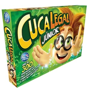 Jogo de Mesa Infantil Tabuleiro Cuca Legal Júnior +300 Perguntas Pais&Filhos