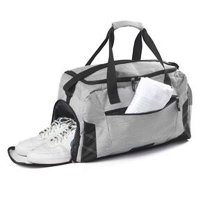 Bolsa de Academia 28L com Porta Tênis Cinza