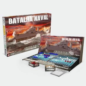 Batalha Naval Infantil Jogo de Tabuleiro 2 Jogadores Pais&Filhos