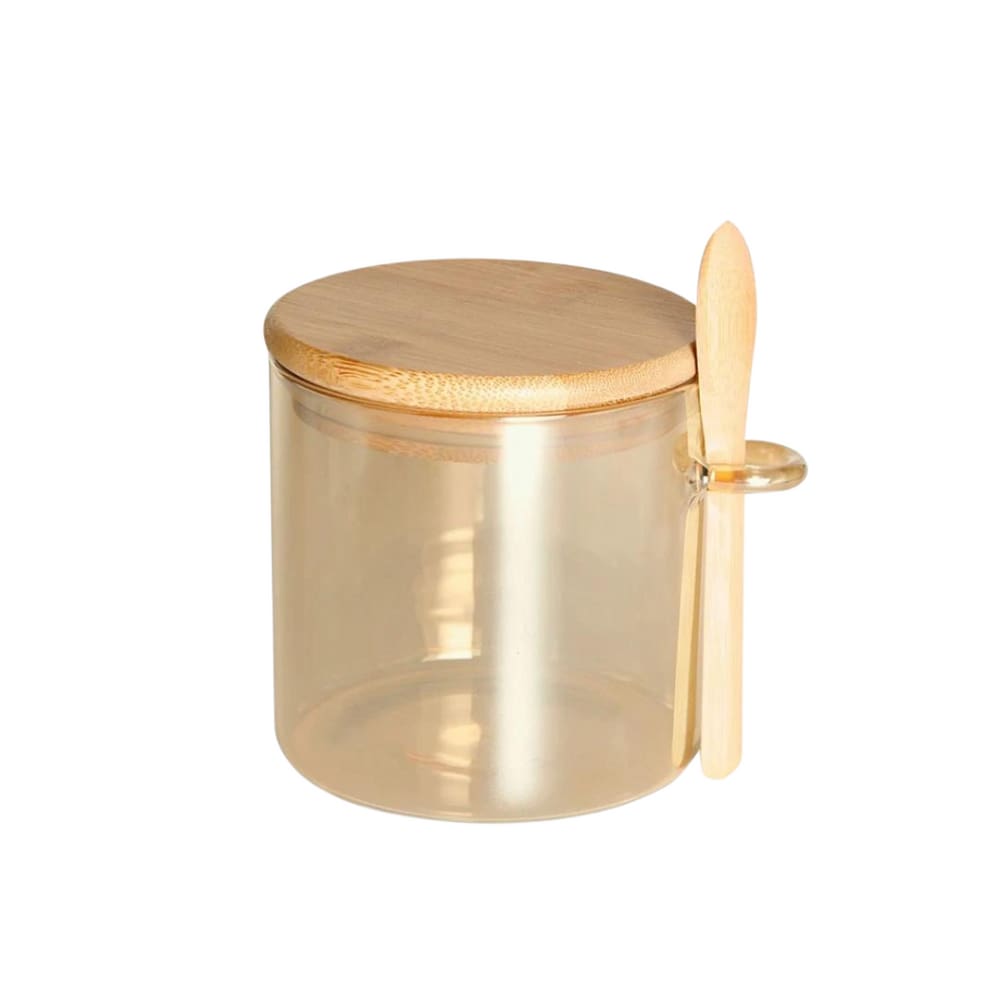 Porta Mantimentos Em Vidro Borossilicato Âmbar Dynasty 500ml