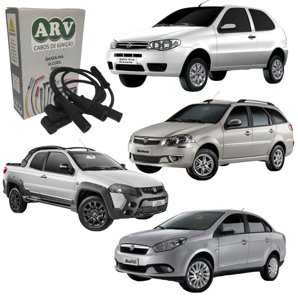 Jogo de Cabo De Vela  ARV Fiat Palio Siena Strada 1.6 8v