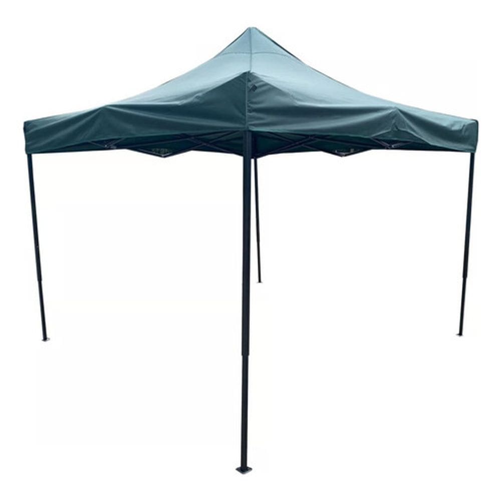 Tenda Gazebo Dobrável Aço Reforçado Impermeável 3x3m Verde