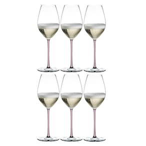 Kit 6 Taças de Champagne Fatto a Mano Haste Colorida Riedel