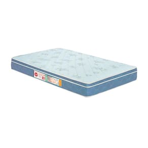 Colchão Twin Size-- 100x200x25 Espuma D45 Sleep Max Euro Pillow (Twin Size-- 100x200x25) - Castor