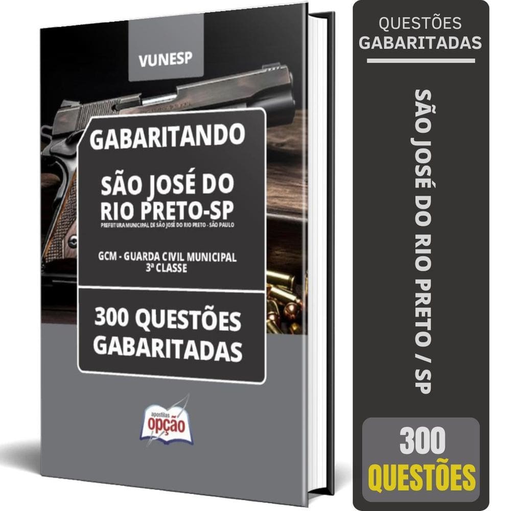 Caderno Prefeitura São José Do Rio Preto Sp Gcm Guarda Civil