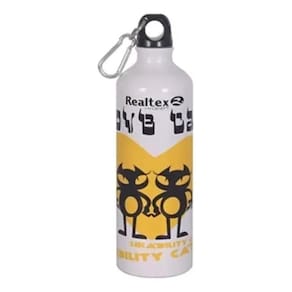 Garrafa Realtex De Alumínio Adventure 750Ml Branco St