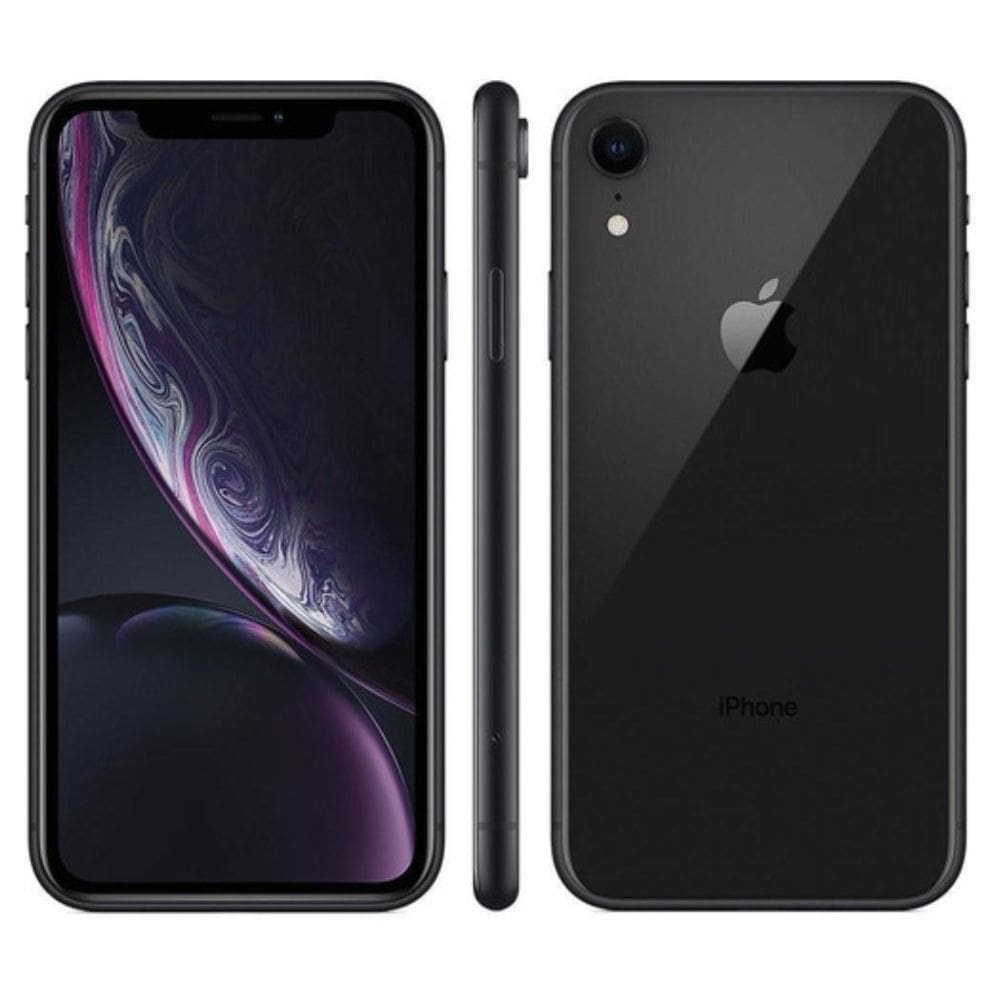 Usado: Iphone XR 64 GB Preto - Muito Bom