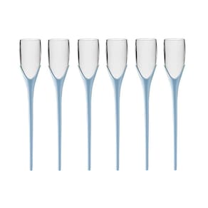 Kit 6 Taças Beach 210ml Azul Bebê Boccatti Espumante Praia