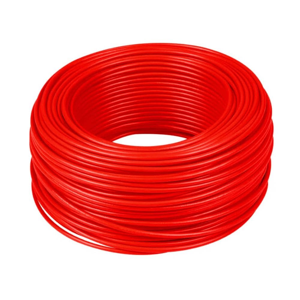 Fio Elétrico Flexível 2,5mm Rolo 100 Metros C/inmetro Vermelho