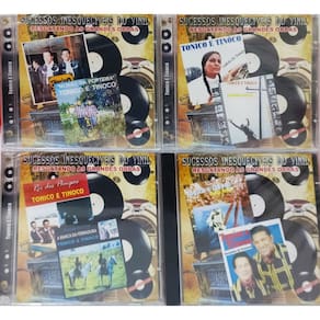 Cd Tonico e Tinoco - Sucessos do Vinil 0083/84/87/90 - 4 CDS