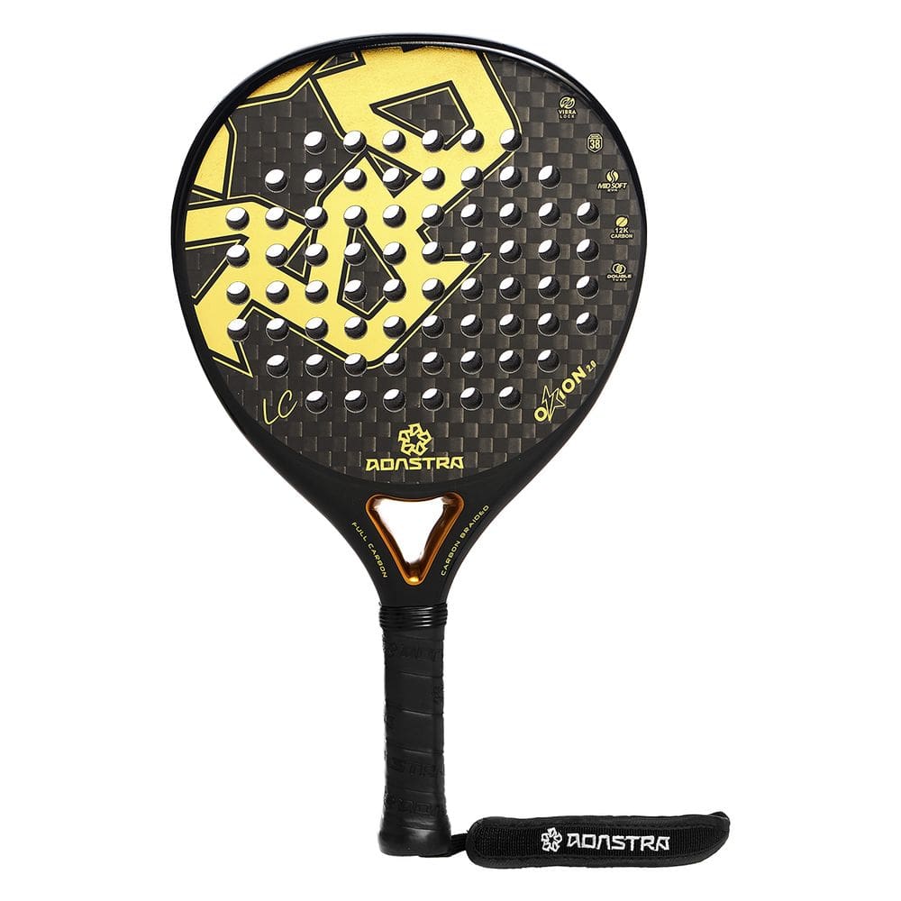 Raquete Padel Adastra Orion 2.0 Lucas Cunha Carbono 12k Preta