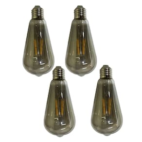 Lampada Led Multi Filamento Fume 30w Kit 4 Uni Decoraçao Sala Quarto Casa Varanda Iluminaçao Residencial Branco Quente