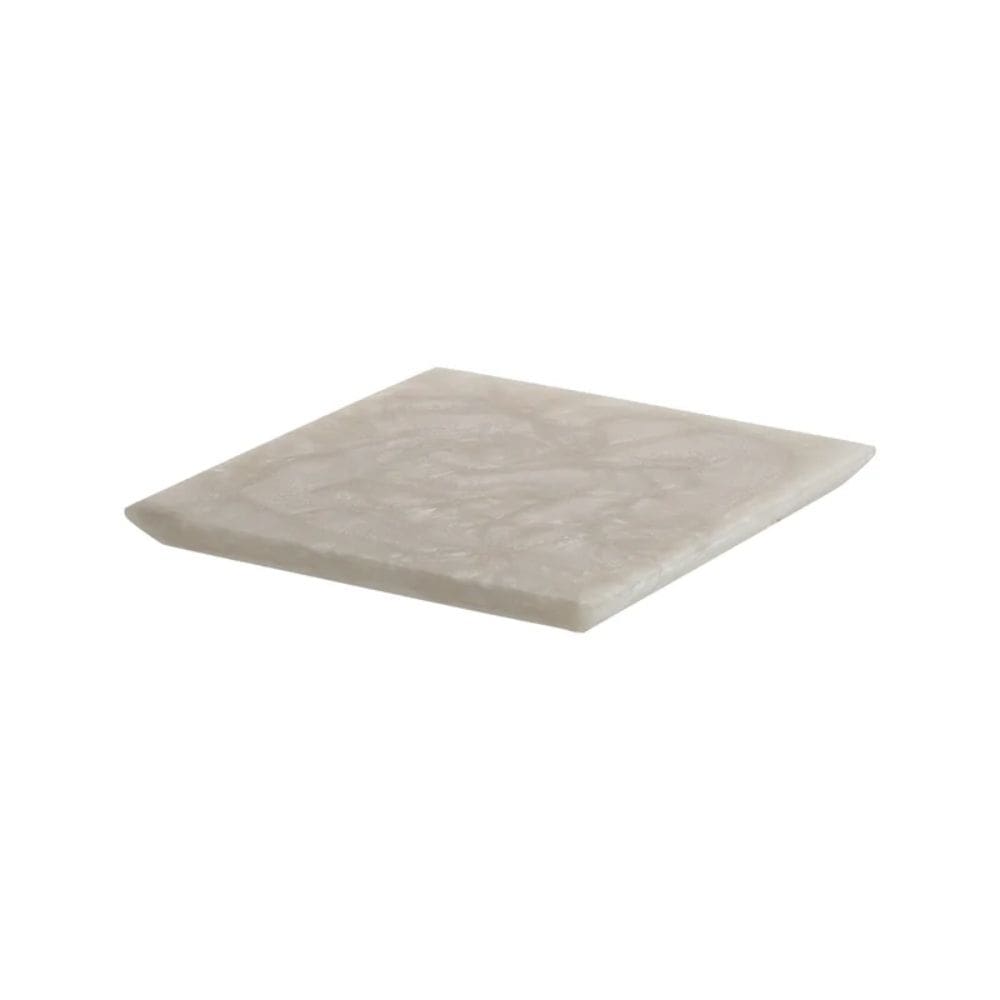 Bandeja Slim 24X24cm Em Resina Madreperola