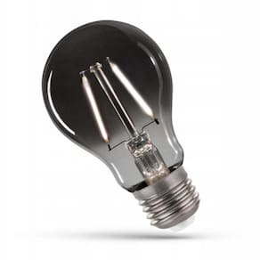 Lâmpada Led Fumê 30W Iluminação Decorativa Vintage Branco Quente Retrô Multifilamento Luz Casa Decoração