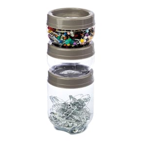 Conjunto 3 Potes Organizadores Gire e Trave - Plasútil