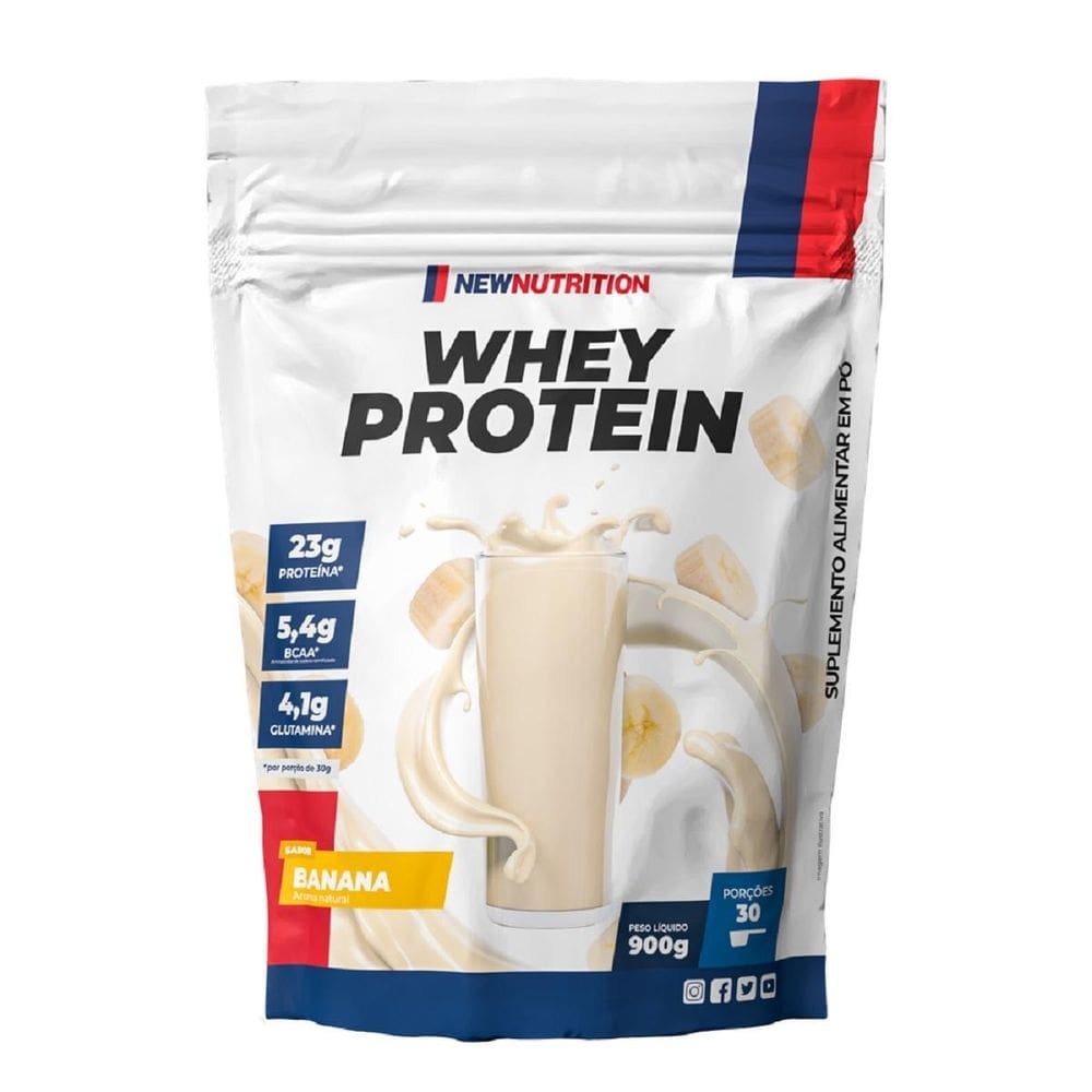 Whey Concentrado Newnutrition 900G Banana