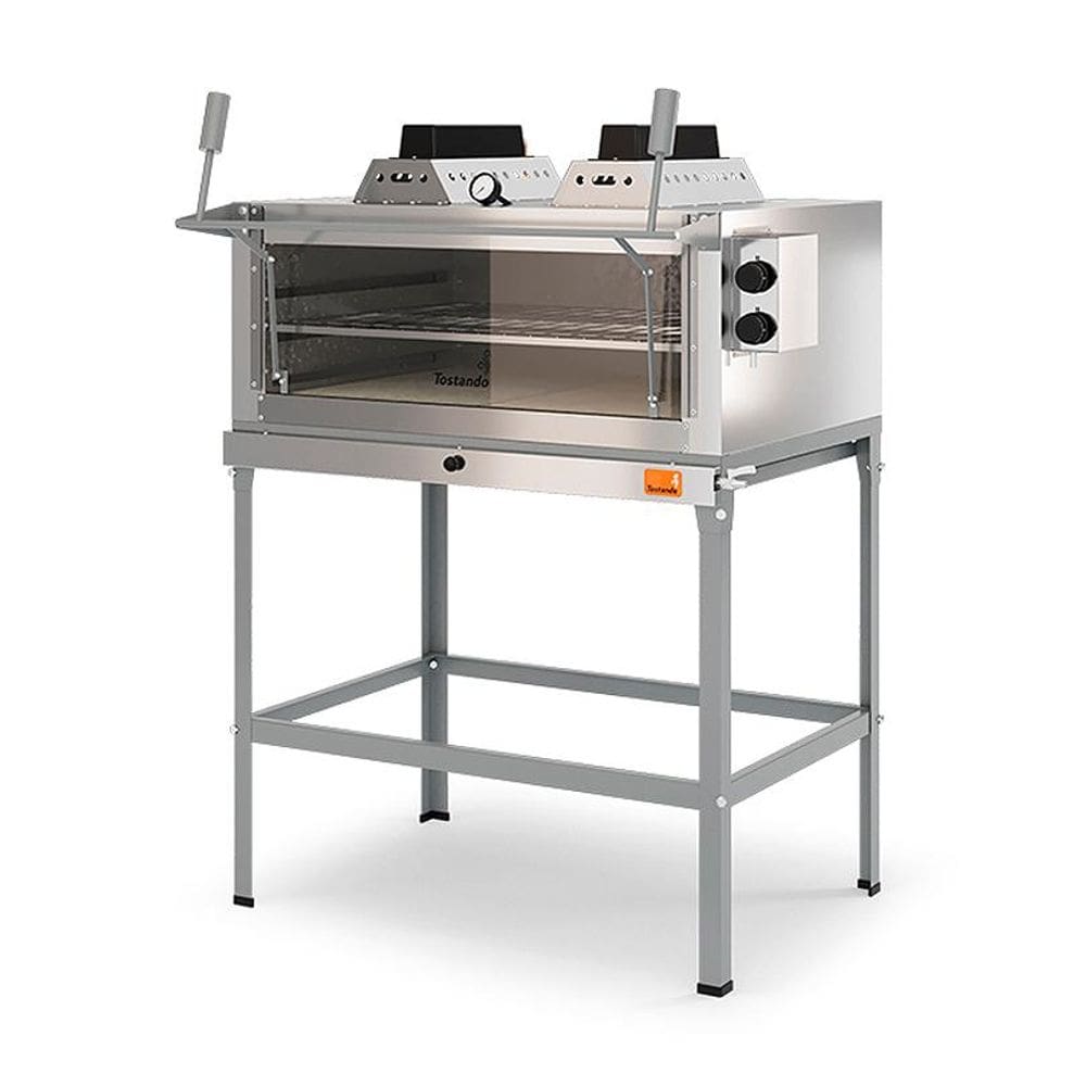 Forno Refratário a Gás com Infravermelho 80 cm FLI800 Tostando
