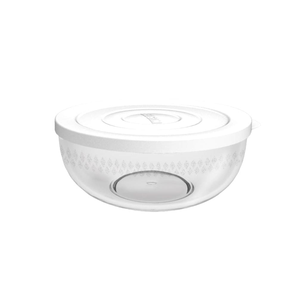 Tigela Média Redonda Com Tampa Plástica 700ml