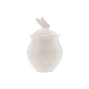 Açucareiro Em Porcelana Butterfly Flower 350ml Lyor